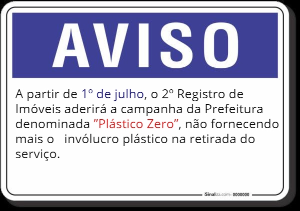 Conscientização do Plástico Zero